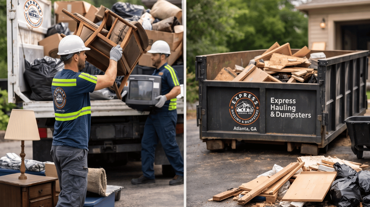 Dumpster Rental vs. Junk Removal in Atlanta