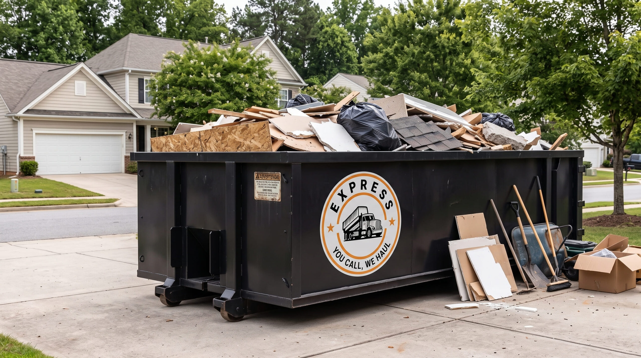 Dumpster weight limits and tonnage guide by Express Hauling and Dumpsters